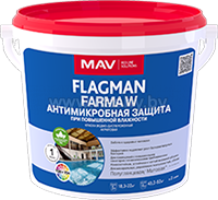 Краска FLAGMAN FARMA W антимикробная защита